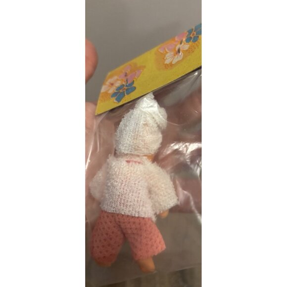 Vintage VEB Puppenfabrik Konigsee GDR 3" Miniature Rubber New In Package - Picture 4 of 5